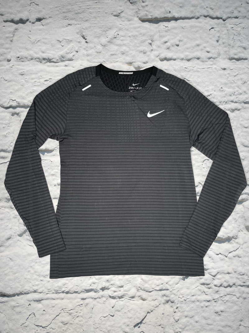 Nike Techknit Ultra Running Top | Dark Grey